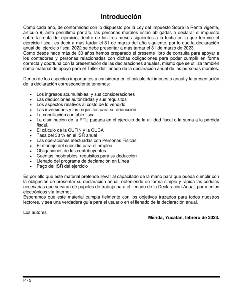 Libro Consulta Declaracion anual Personas Morales 2022-05